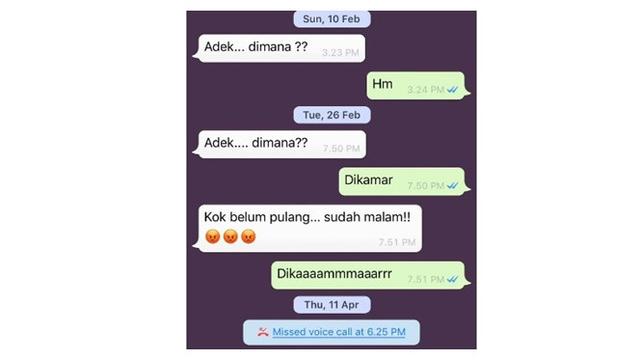 Chat Lucu Antara Bapak dan Anak Ini Bikin Kangen Orang Tua