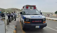 Ilustrasi ambulans untuk jemaah haji di Bandara Madinah. KKHI Makkah akan mengevakuasi jemaah sakit yang akan dipulangkan ke Tanah Air menggunakan mobil ambulans. (Liputan6.com/Nafiysul Qodar)