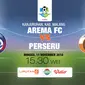 Arema vs Perseru