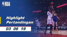 Berita video highlights pertandingan game 2 Final NBA 2019 antara Golden State Warriors melawan Toronto Raptors yang berlangsung sengit, Senin (3/6/2019) WIB.