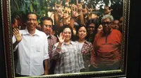 Momen kebersamaan Megawati dengan Taufiq Kiemas mewarnai HUT PDIP. (Liputan6.com/Putu Merta Surya Putra)