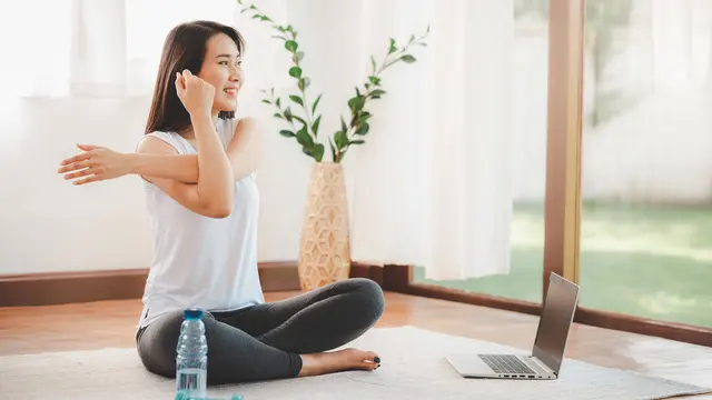 Ilustrasi berolahraga