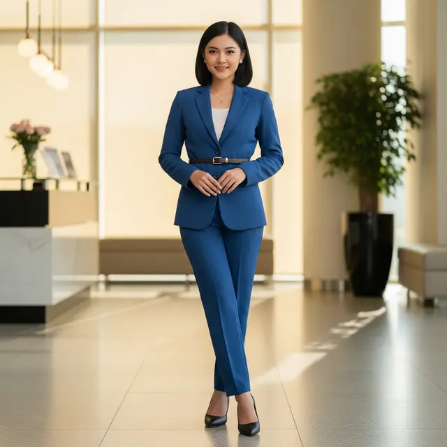 Model Baju Kerja Wanita Setelan Celana Panjang