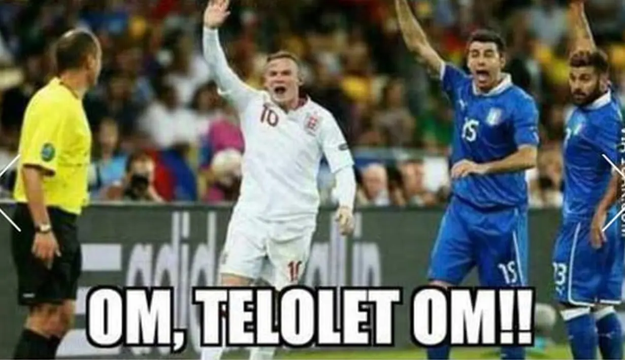 Tak ingin dianggap kuper, Rooney pun minta Telolet. (1cak.com)
