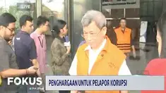 Pemerintah berjanji akan berikan penghargaan berupa uang Rp 200 juta bagi siapa saja yang melaporkan kasus korupsi.