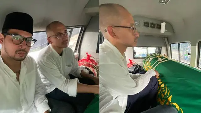 7 Potret Pemakaman Ayah Adilla Dimitri, Dihadiri Cucu Hingga Wulan Guritno