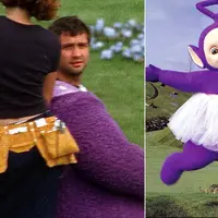 Simon Shelton Barnes, pemeran Tinky Winky di serial Teletubbies. (People)