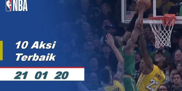 VIDEO: 10 Aksi Pemain Terbaik NBA 21 Januari 2020