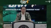 Menparekraf Sandiaga Uno dalam The Weekly Brief with Sandi Uno, Senin, 24 Juni 2024.&nbsp; (Liputan6.com/Henry)