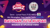Hanya di Vidio Gamez Kalian Bisa Dapetin Saldo Dana Dengan Menonton Liga Dangdut Indonesia! sumberfoto: Vidio