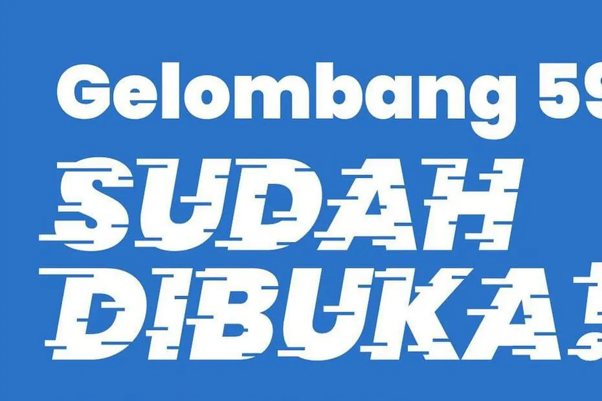 Program Kartu Prakerja Gelombang 59 sudah dibuka
