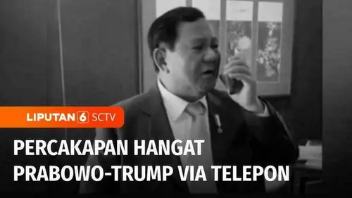 VIDEO: Obrolan Seru Prabowo dan Trump! Presiden RI Ucapkan Selamat atas Kemenangan Trump