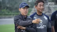 Pelatih Timnas Indonesia Shin Tae-yong menilai Piala AFF 2024 salah satunya bisa dimanfaatkan sebagai sarana persiapan menuju SEA Games 2025 mendatang. (Dok. PSSI)