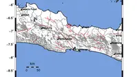 Informasi Gempa Cirebon yang di umumkan BMKG melalui twitter. (Twitter BMKG)