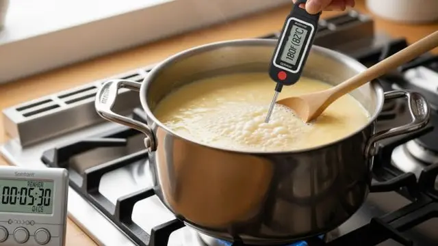 Memasak Adonan Pudding