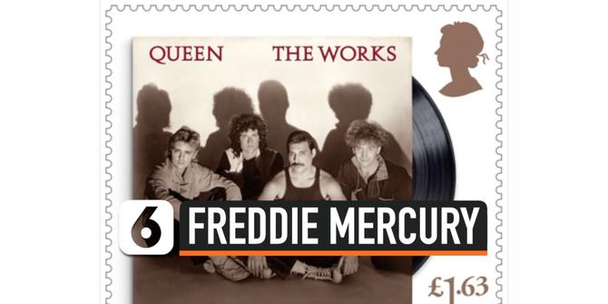 VIDEO: Freddie Mercury dan Queen Diabadikan dalam Bentuk Perangko