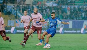 Pertandingan antara PSIM versus Persik di BRI Super League yang bermain hari Jumat (31/10/2025). (Dok PSIM)