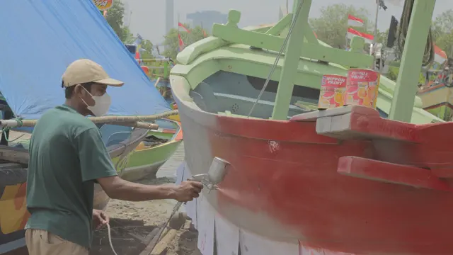 Cerita Para Nelayan Dapat Bantuan Cat Gratis Untuk Kurangi Biaya Perawatan