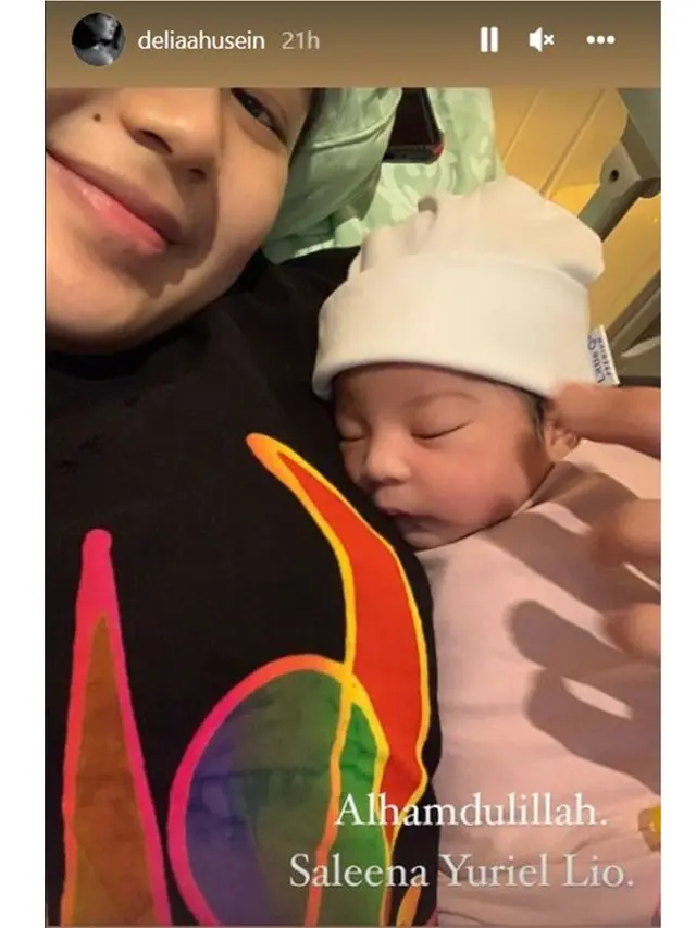 6 Potret Marthino Lio dan Delia Husein Dikaruniai Anak Pertama, Penuh Kebahagiaan