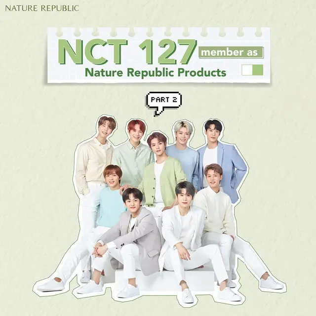  NCT 127/dok. Instagram @naturerepublic_kr