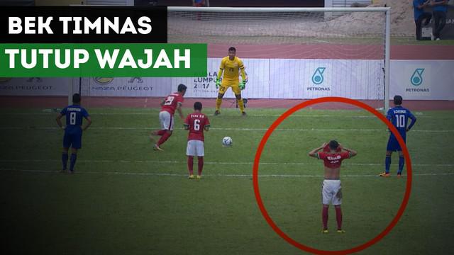 Bek Timnas Indonesia U-22, Ricky Fajrin tak mau melihat proses gol yang dicetak Septian David Maulana.