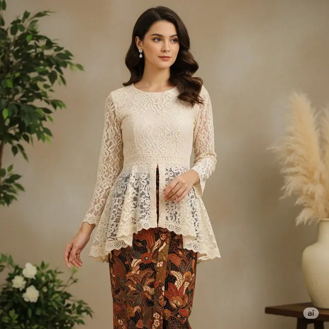 Kebaya Tunik + Rok Batik