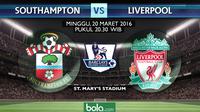 Southampton vs Liverpool (bola.com/Rudi Riana)