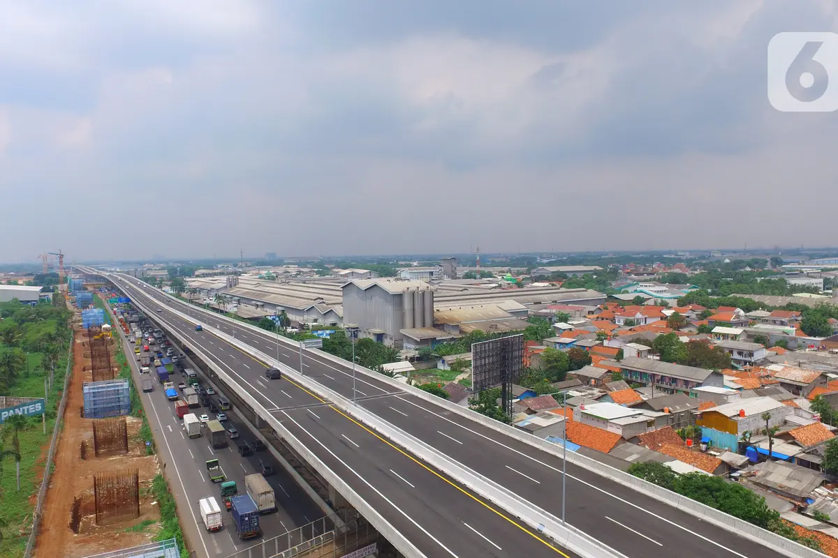 Melihat Tol Layang Jakarta-Cikampek dari Udara