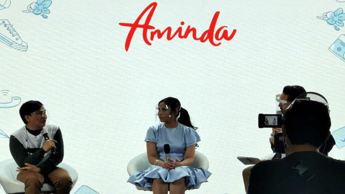 Jumpa pers single baru Aminda