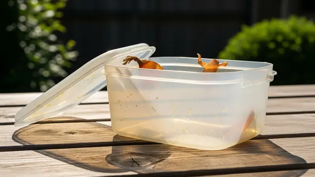 Mengatasi Wadah Plastik Kotor