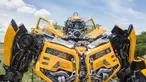 Sebuah robot terlihat di "Ban Hun Lek", atau "Rumah Robot Baja", di Provinsi Ang Thong, Thailand (5/6/2020). Didirikan pada 2000, "Rumah Robot Baja" adalah bengkel yang dikenal untuk membuat "seni logam bekas" dari limbah suku cadang kendaraan bermotor. (Xinhua/Zhang Keren)