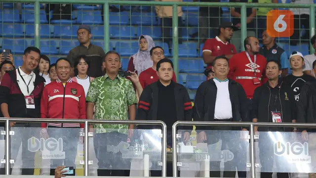FOTO Erick Thohir Saksikan Timnas Indonesia Vs Burundi