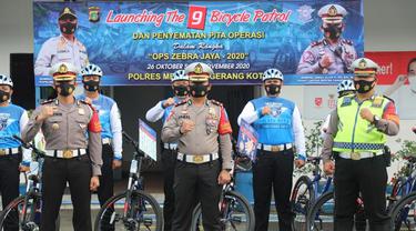 The 9 Bicycle Patrol Polres Metro Tangerang Kota.