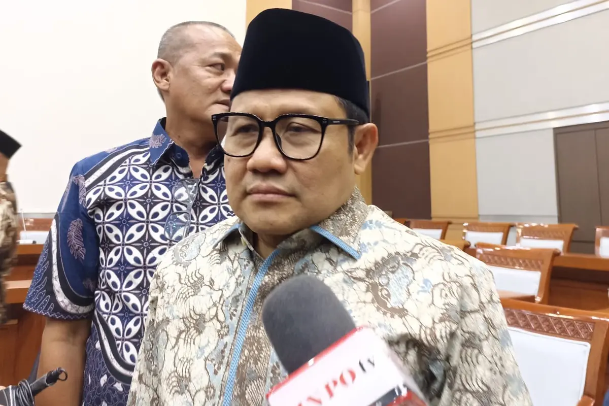 Ketua Tim Pengawasan (Timwas) Haji Dewan Perwakilan Rakyat (DPR), Abdul Muhaimin Iskandar alias Cak Imin, di Kompleks Parlemen Senayan, Jakarta, Senin (1/7/2024). (Liputan6.com/Delvira Hutabarat)
