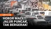 Macet Parah Siang Malam, Jalur Puncak Diserbu Wisatawan