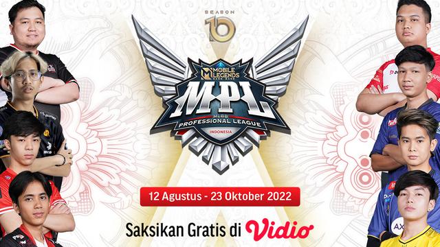 Saksikan Live Streaming MPL Indonesia Season 10 di Vidio, 12 Agustus - 23 Oktober 2022