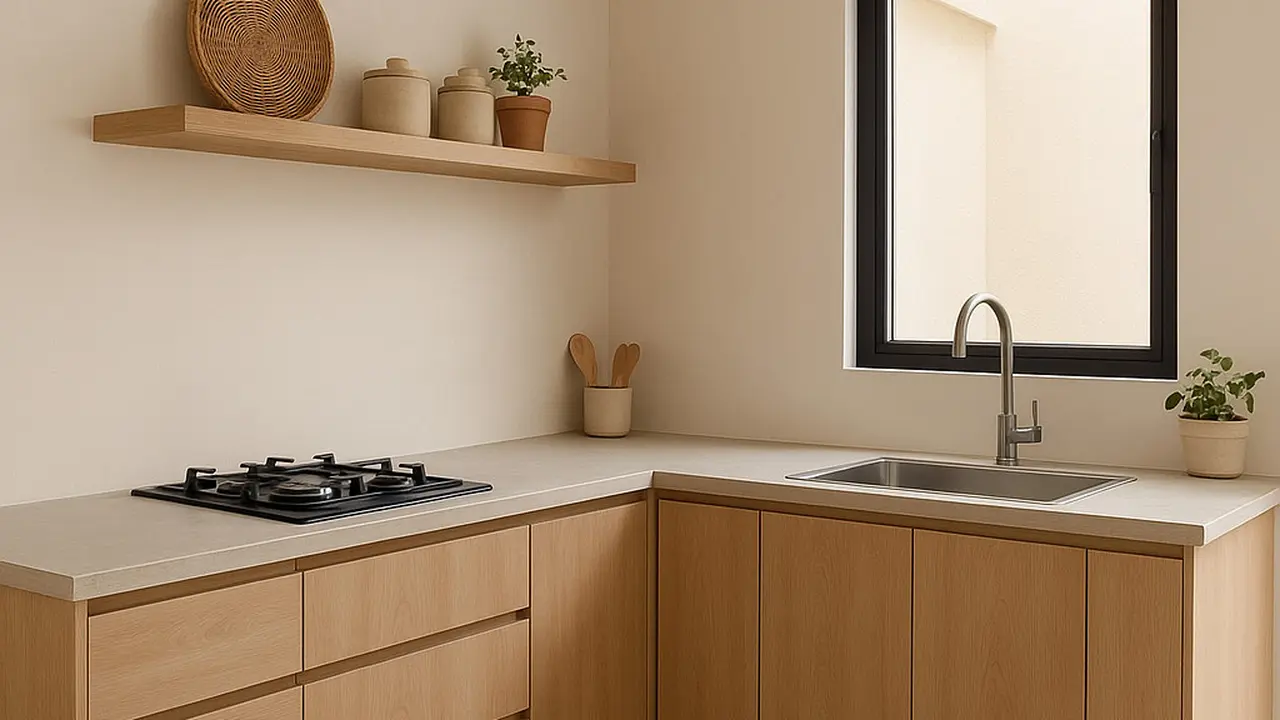 Model Dapur Tanpa Keramik Minimalis