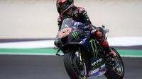 Fabio Quartararo hanya mampu finis di posisi kelima di MotoGP San Marino (AFP)
