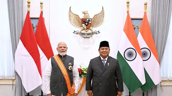 Prabowo Sampaikan Pengakuan Tak Terduga di Depan PM Modi