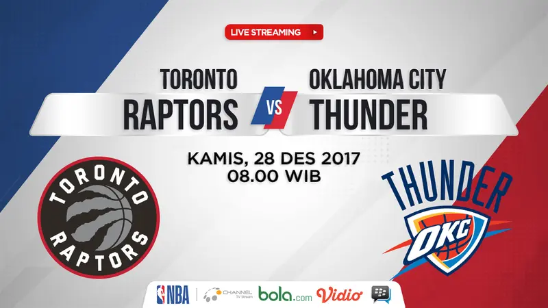 Raptors thunder sales live stream