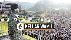 Setelah selesai menjalani wajib militer, G-Dragon resmi keluar hari ini, Sabtu (26/10/2019). GD pun ditunggu oleh 3.000 penggemar di luar gedung.