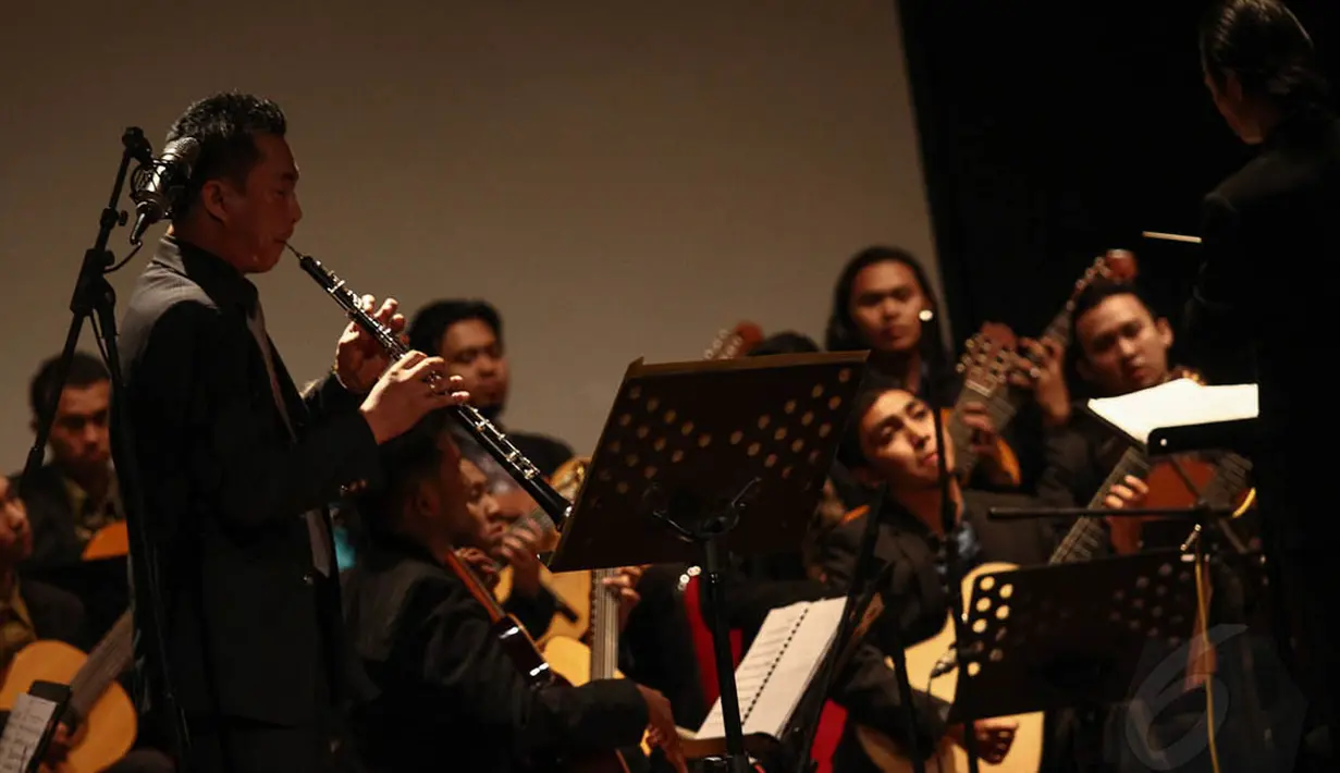 Dalam konser ini Jakarta Enam Senar akan menampilkan sejumlah kolaborasi dengan beberapa seniman (Liputan6.com/Faizal Fanani)