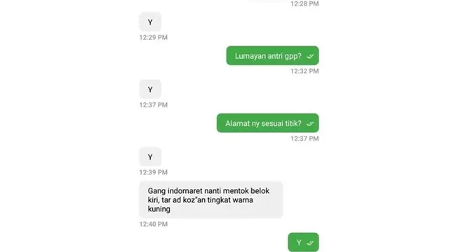 6 Reaksi Orang Dapat Chat Huruf Y Ini Bikin Senyum Tipis