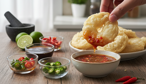 Ilustrasi Bumbu Rujak Cireng (Foto: Gemini)