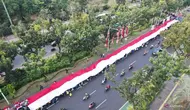 Kemeriahan Kirab Merah Putih Merajut Kebhinekaan