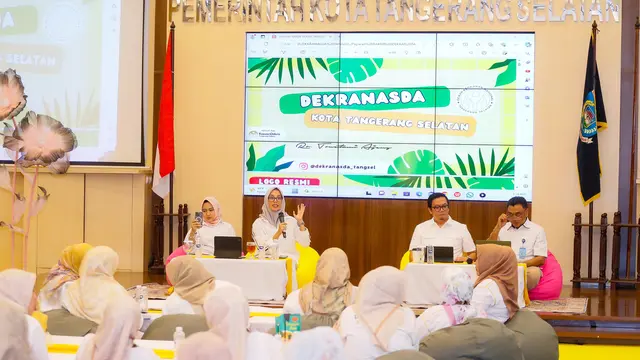 Dekranasda Kota Tangerang Selatan menggelar rapat kerja (raker) 2024.