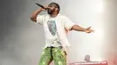 Big Sean tampil pada hari ketiga Festival Musik Lollapalooza di Grant Park, Chicago, Amerika Serikat, 30 Juli 2022. Hampir 100 ribu orang dari seluruh dunia datang ke Festival Musik Lollapalooza 2022 yang menjadi salah satu festival musik terbesar di Amerika Serikat. (Photo by Amy Harris/Invision/AP)