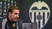 Pelatih Valencia asal Inggris, Gary Neville. (AFP/Jose Jordan)