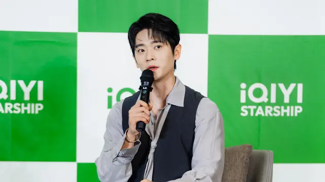 Cheng Lei dalam jumpa pers Global Ambassador iQIYI di Jakarta, Sabtu (12/9/2026). (dok iQIYI)