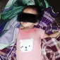 Nur Fatima Azzahrah bayi mungil yang dibuang orang tuanya di depan rumah salah seorang warga Kabupaten Polman